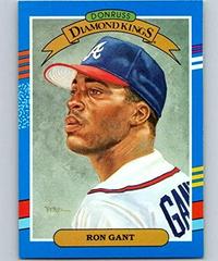 Ron Gant [Diamond Kings] Baseball Cards 1991 Donruss Prices