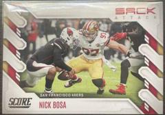 Nick Bosa [Red] Football Cards 2022 Panini Score Sack Attack Prices