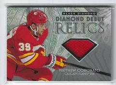 Matthew Coronato #DD-MC Hockey Cards 2023 Upper Deck Black Diamond Debut Relic Prices
