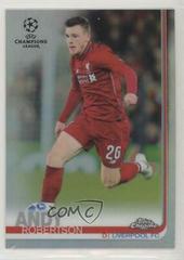 Andy Robertson [Refractor] Soccer Cards 2018 Topps Chrome UEFA Champions League Prices