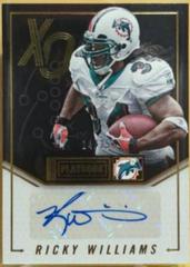 Ricky Williams [Gold] Football Cards 2016 Panini Playbook X's and O's Signatures Prices