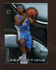 Carmelo Anthony [Reflections] Basketball Cards 2003 Upper Deck Triple Dimensions Reflections Prices