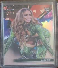 Aliyah [Rose Gold] #75 Wrestling Cards 2021 Topps Finest WWE Prices