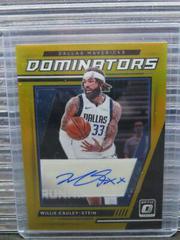 Willie Cauley Stein [Gold] #DS-WCS Basketball Cards 2021 Panini Donruss Optic Dominators Signatures Prices
