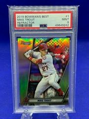 Mike Trout [Refractor] #1 Baseball Cards 2019 Bowman's Best Prices