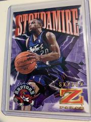 Damon Stoudamire [Z Cling] #87 Basketball Cards 1996 Skybox Z Force Prices