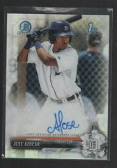 Jose Azocar [Refractor] Baseball Cards 2017 Bowman Chrome Prospects Autographs Prices