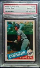 Steve Sax #470 Baseball Cards 1985 Topps Mini Prices