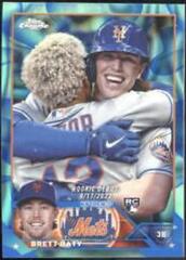 Brett Baty [Aqua Blue Lava Lamp] Baseball Cards 2023 Topps Chrome Update Prices