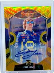 Jesse Love [Autograph Gold] #17 Racing Cards 2021 Panini Chronicles NASCAR Select Prices