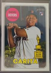 Rafael Devers [Nickname] #189 Baseball Cards 2018 Topps Heritage Prices