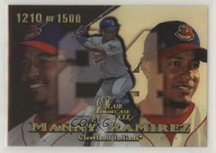 Manny Ramirez [Row 1] Baseball Cards 1999 Flair Showcase Prices