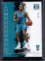 PJ Washington Jr. [Holo Silver] #8 Basketball Cards 2019 Panini Impeccable Prices