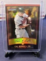 Cal Ripken Jr. [Gold Refractor] #96 Baseball Cards 2001 Bowman Chrome Gold Prices