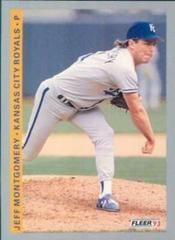 Jeff Montgomery #245 Baseball Cards 1993 Fleer Prices