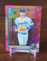 Bobby Witt Jr. [Pink Refractor Mega Box Mojo] Baseball Cards 2022 Bowman Chrome Prospects Prices
