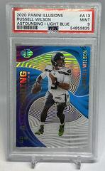 Russell Wilson [Light Blue] #A13 Football Cards 2020 Panini Illusions Astounding Prices