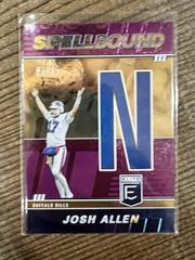 Josh Allen [Purple] #SB-JA5 Football Cards 2022 Panini Donruss Elite Spellbound Prices