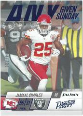 Jamaal Charles [Blue] Football Cards 2022 Panini Prestige Any Given Sunday Prices