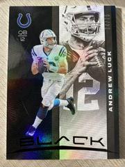 Andrew Luck #12 Football Cards 2019 Panini Black Prices