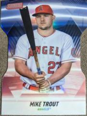 Mike Trout [Red] #T-17 Baseball Cards 2022 Stadium Club Triumvirates Prices