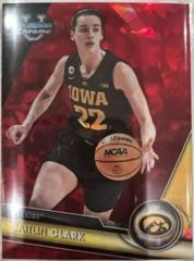 Caitlin Clark [Red] #34 Basketball Cards 2023 Bowman Chrome University Prices