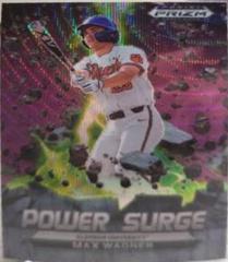 Max Wagner [Purple Wave] #PS-MW Baseball Cards 2022 Panini Prizm Draft Picks Power Surge Prices