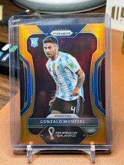 Gonzalo Montiel [Orange] #3 Soccer Cards 2022 Panini Prizm World Cup Prices