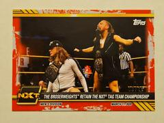 The BroserWeights Retain the NXT Tag Team Championship [Red] #6 Wrestling Cards 2021 Topps WWE NXT Prices