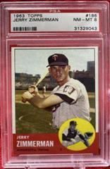 Jerry Zimmerman #186 Baseball Cards 1963 Topps Prices