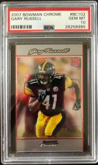 Gary Russell #BC102 Football Cards 2007 Bowman Chrome Prices