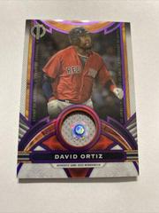 David Ortiz [Purple] #SOA-DO Baseball Cards 2023 Topps Tribute Stamp of Approval Relics Prices
