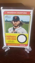 Brandon Crawford #CCR-BC Baseball Cards 2023 Topps Heritage Clubhouse Collection Relics Prices