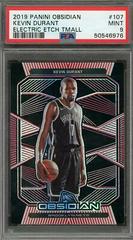 Kevin Durant [Tmall] #107 Basketball Cards 2019 Panini Obsidian Prices