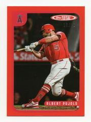 Albert Pujols [Red] Baseball Cards 2020 Topps Total Prices