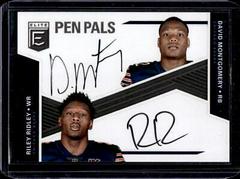 David Montgomery, Riley Ridley #PPD-CH Football Cards 2019 Donruss Elite Pen Pals Duals Autographs Prices