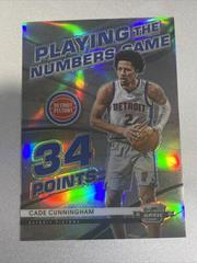 Cade Cunningham #18 Basketball Cards 2021 Panini Contenders Optic Playing the Numbers Game Prices