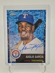 Adolis Garcia [Blue Prism] #CPA-AG Baseball Cards 2022 Topps Chrome Platinum Anniversary Autographs Prices