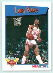 Larry Nance #I Basketball Cards 1991 Hoops Slam Dunk Prices