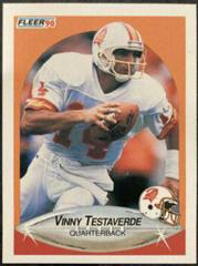 Vinny Testaverde Football Cards 1990 Fleer Prices