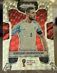 Jordan Henderson [Gold Power] #70 Soccer Cards 2018 Panini Prizm World Cup Prices