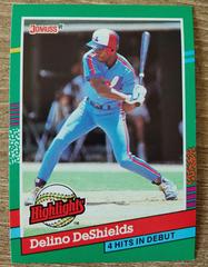 Delino DeShields Baseball Cards 1991 Donruss Highlights Prices