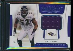 Ray Lewis Football Cards 2018 National Treasures Franchise Prices