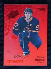 Connor McDavid [Precious Metal Gems Red] #101 Hockey Cards 2022 Skybox Metal Universe Prices