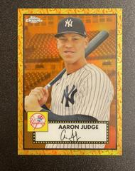 Aaron Judge [Orange Yellow] #142 Baseball Cards 2021 Topps Chrome Platinum Anniversary Prices