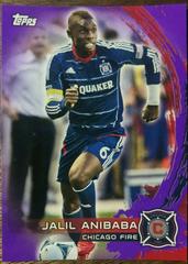 Jalil Anibaba [Purple] Soccer Cards 2014 Topps MLS Prices