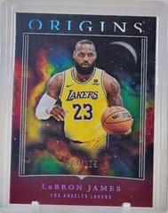 LeBron James [Maroon] #12 Basketball Cards 2023 Panini Origins Prices