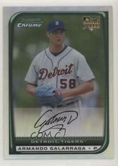 Armando Galarraga [Refractor] #204 Baseball Cards 2008 Bowman Chrome Prices