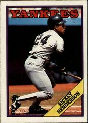 Rickey Henderson #60 Baseball Cards 1988 O Pee Chee Prices
