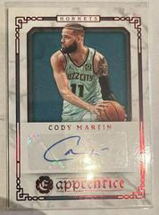 Cody Martin Basketball Cards 2020 Panini Chronicles Apprentice Signatures Prices